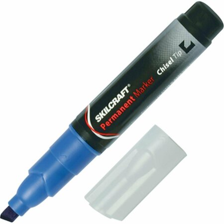 MADE-TO-STICK 752000 Chisel Tip Large Permanent Marker  Blue MA3749777